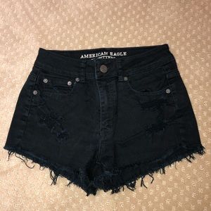 American eagle high rise shorts